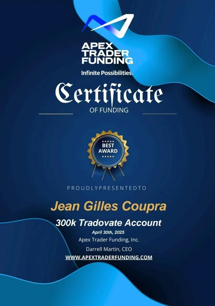 Payout propfirm membre JARVIS